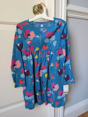 Tea Collection Girls Long Sleeve Dress (Size 6)